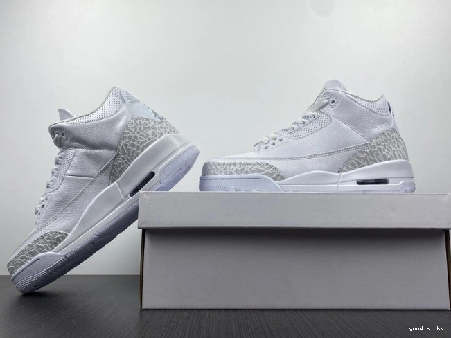 Rep White' 3 Air 'Triple Retro 429487-111 PS Jordan 0805